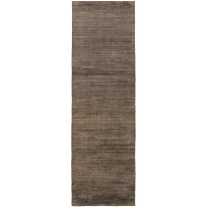 Loon Peak One-of-a-Kind Rowsey Hand-Knotted Silk Brown Indoor Area Rug LNPE5897